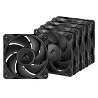 Ventilador Arctic P12 PRO PWM PST Low Noise 120mm - Preto (Pack 5)