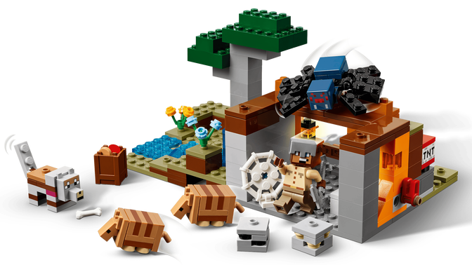 LEGO Minecraft: La Expedici&oacute;n en la Mina del Armadillo, 247 Piezas (21269) image number 5