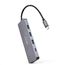 Hub USB-C Nanocable 3x USB 3.0 Type A + 1x USB-C 10 CM Gris