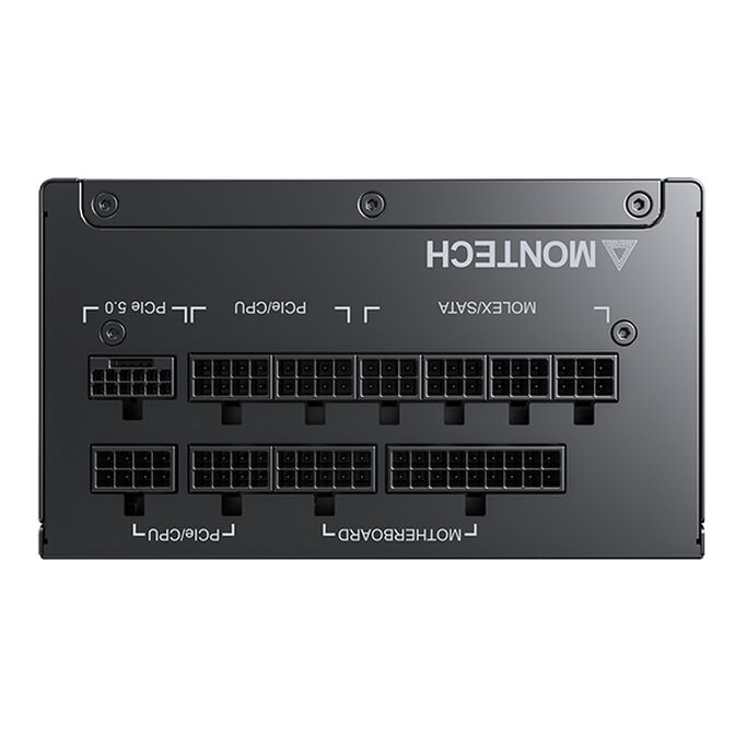 Fuente Modular Montech Titan 1000W 80 Plus Gold PCIE5 (Cybenetics Gold) image number 3