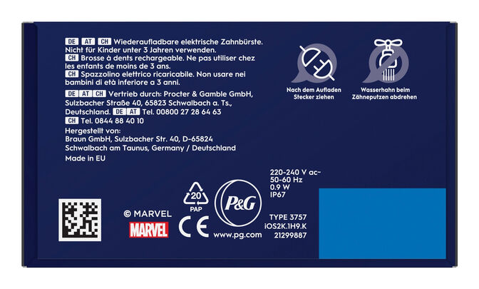 Cepillo de Dientes El&eacute;ctrico Oral-B iO Kids 6+ Spiderman image number 5
