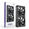 Ventilador NZXT F280X Perfomance RGB Single-Frame Negras - Duplo Vent&iacute;lador 140mm (280mm) image number null