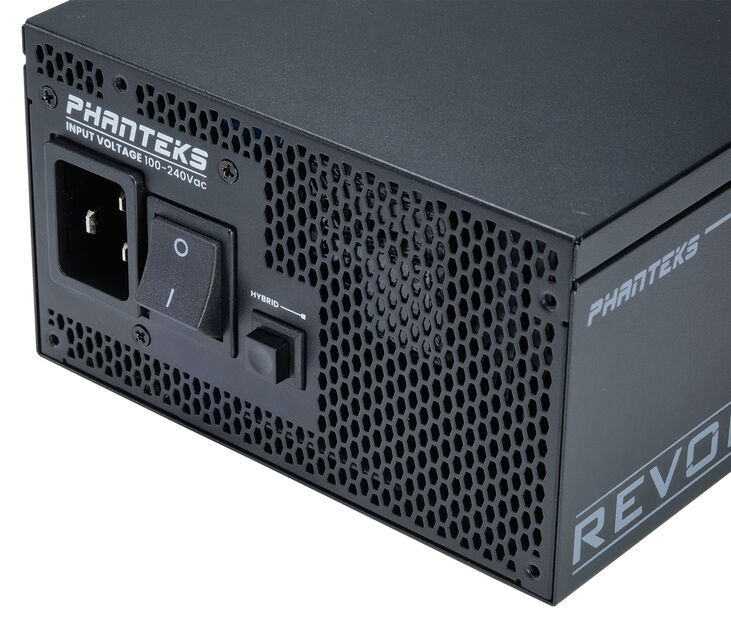 Fuente Modular Phanteks Revolt ATX 3.0 PCIe 5.0 1600W Titanium Preta (Sin Cables Incluídos) image number 4