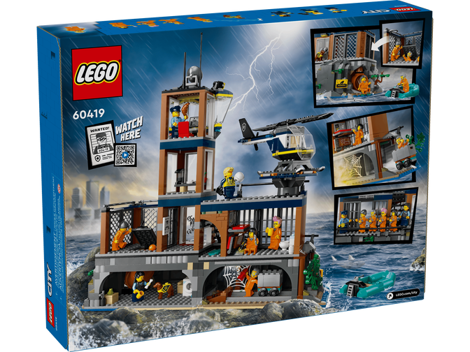 LEGO City: Isla de la Prisi&oacute;n de la Polic&iacute;a, 980 Piezas (60419) image number 1