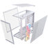 Torre E-ATX Corsair 3500X RSR ARGB Blanca Cristal Templado image number null