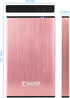 Caja Externa HDD Tooq 2.5" SATA (9,5mm) - USB 3.0/3.1 Gen 1 Rosa Metalizado image number null