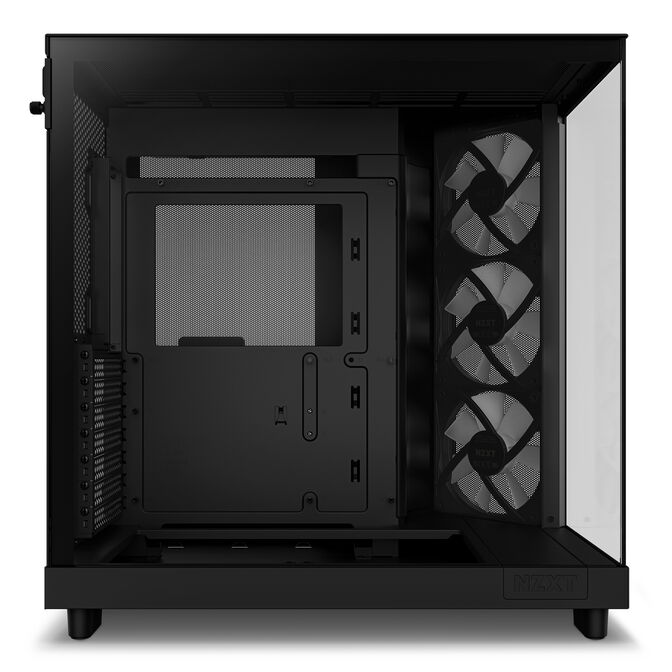 Torre ATX NZXT H6 Flow RGB Negro Cristal Templado image number 9