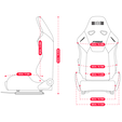 Asiento de competici&oacute;n Next Level Racing PRS2 Perfomance image number null