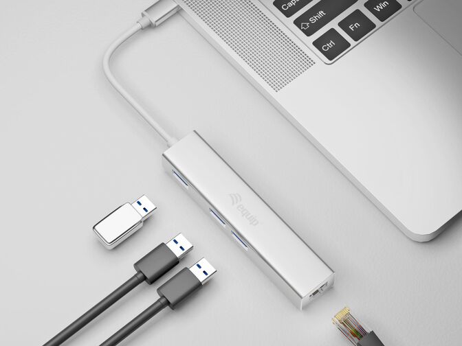 Hub USB-C Equip 3 Puertas USB 3.0 image number 1