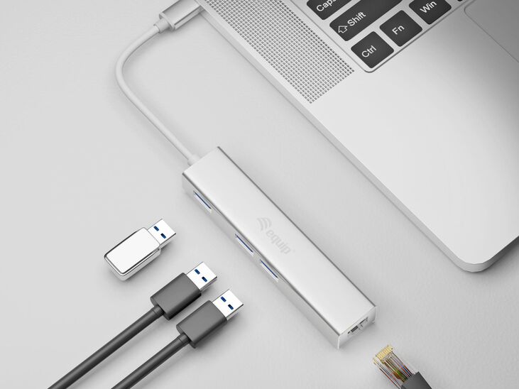 Hub USB-C Equip 3 Puertas USB 3.0 image number 1