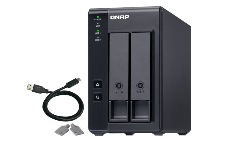 Unidade de Expansão NAS QNAP TR-002 - 2 Baías - USB Type C image number 0