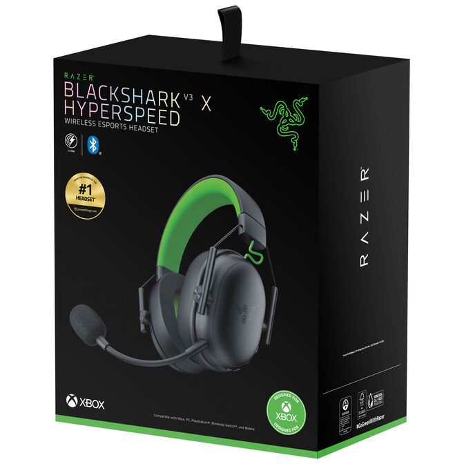 Auriculares Razer BlackShark V3 X Hyperspeed Wireless/Bluetooth Negro image number 10