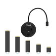 Dock Tooq para 1x SSD M.2 NVMe PICe USB-C 3.2 GEN 2 Negro image number null