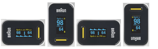 Pulsiox&iacute;metro de Dedo Braun Pulse YK-81CEU image number 1