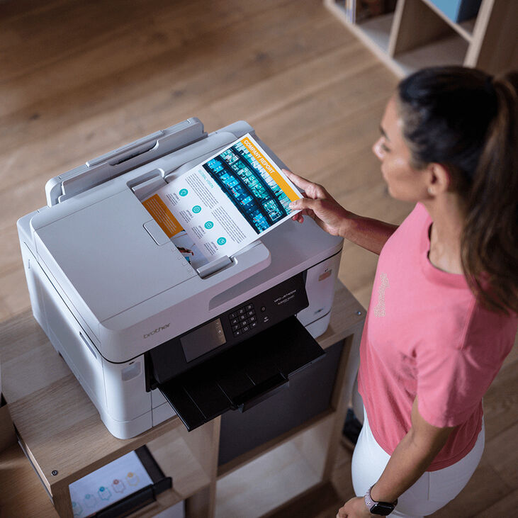 Impresora Multifunción de Inyección de Tinta Brother MFC-J5740DW A3 WiFi image number 2
