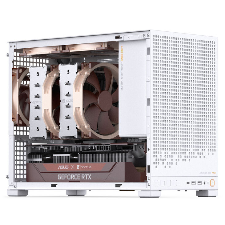 Caja Micro-ATX Jonsbo D32 PRO MESH Blanco image number 4