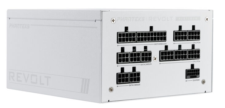 Fuente Modular Phanteks Revolt ATX 3.0 PCIe 5.0 1000W Platinum Branca (Sin Cables Inclu&iacute;dos) image number 0