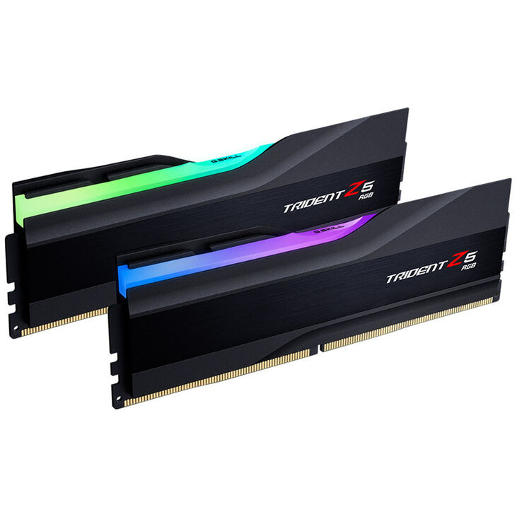 G.Skill Kit 32GB (2 x 16GB) DDR5 7800MHz Trident Z5 RGB CL36 Black - F5-7800J3646H16GX2-TZ5RK image number 1