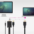 Cable Convertidor Nanocable VGA/M+AUDIO/M+USB-A/M-HDMI/M, 1.8 M image number null