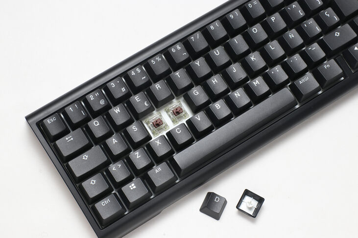 Teclado Mecânico Ducky Tinker65 65% RGB Black MX-Brown (ES) image number 6
