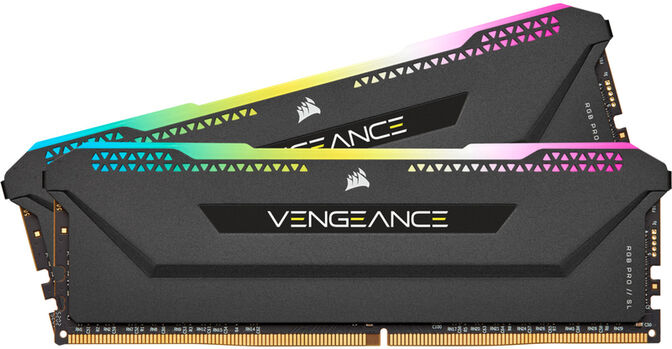 Corsair Kit 16GB (2 x 8GB) DDR4 3600MHz Vengeance RGB Pro SL Black CL18 image number 0