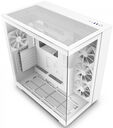 Torre ATX NZXT H9 Flow Blanca Cristal Templado image number null