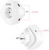 Cargador Tomas NanoCable 2 USB A / 1 USB-C y Tomas integrada image number null