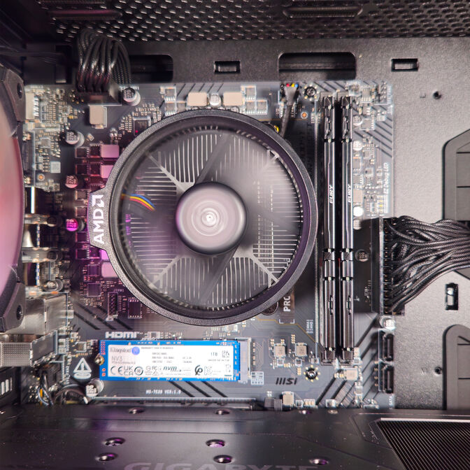 Ordenador AURA Gamer-PC Ryzen 5 7500F 32GB DDR5 1TB RX 9060 XT 16GB WiFi W11 image number 7