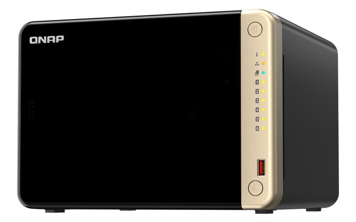 NAS QNAP TS-664-8G - 6 Baías - 2.9GHz 4-core - 8GB RAM image number 2