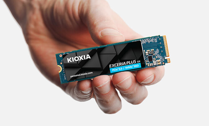 SSD Kioxia Exceria Plus G4 2TB M.2 NVMe Gen 5 PCIe 5.0 (8200/10000MB/s) image number 1