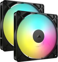 Ventilador Corsair RS140 ARGB PWM Negro 140mm (Pack 2)