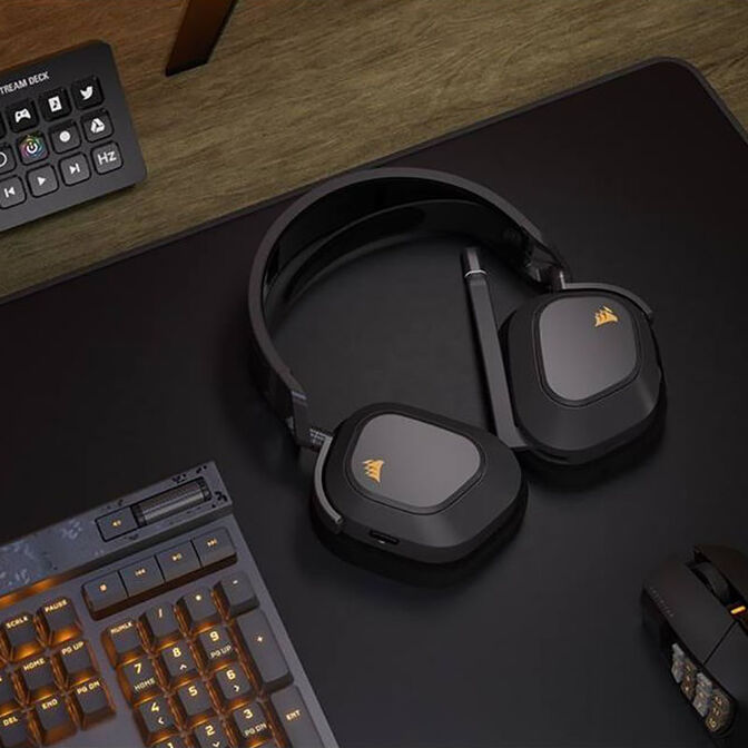 Auriculares Corsair HS80 MAX Gaming Wireless Steel Gray image number 7