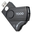 Lector de Tarjetas Tooq DNIE, SIM, SD/TF, USB-A, Negro image number null