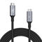 Cable USB-C Ewent USB4 Thunderbolt 4 40Gbps 240W 1m Negro