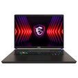 MSI Vector 17 HX A14VHG-811PT Intel&reg; Core&trade; i9 i9-14900HX Port&aacute;til 43,2 cm (17") Quad HD+ 32 GB DDR5-SDRAM 1 TB SSD NVIDIA GeForce RTX 4080 Wi-Fi 7 (802.11be) Windows 11 Home Negro image number null