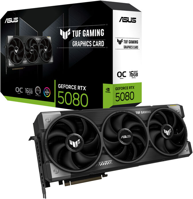 Tarjeta Gr&aacute;fica Asus GeForce&reg; RTX 5080 TUF Gaming OC 16GB GDDR7 DLSS3 image number 9