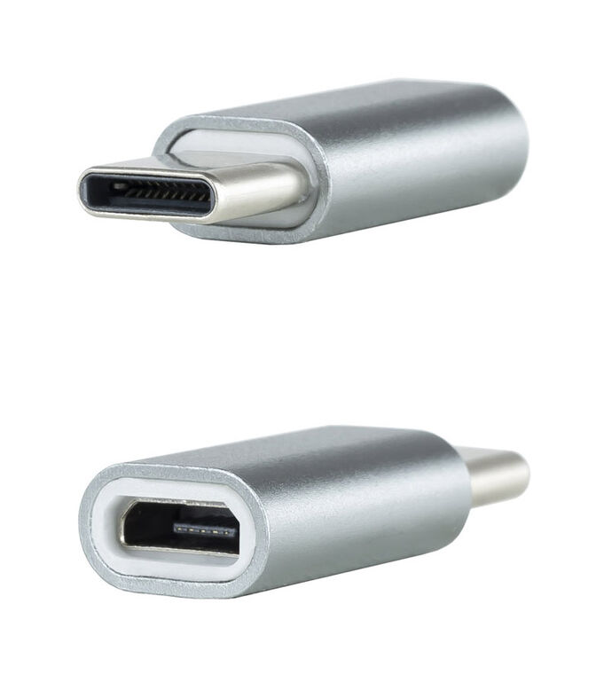 Adaptador USB-C NanoCable USB-C/M para USB-A/F Gris image number 0