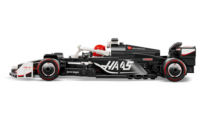 LEGO Speed Champions: Coche de Carreras MoneyGram Haas F1 Team VF-24, 242 Piezas (77250) image number 2