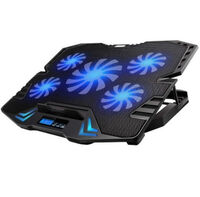 Refrigeradora para Portátiles Ewent con 5 Ventiladores Silenciosas até 17'' + 2 USB