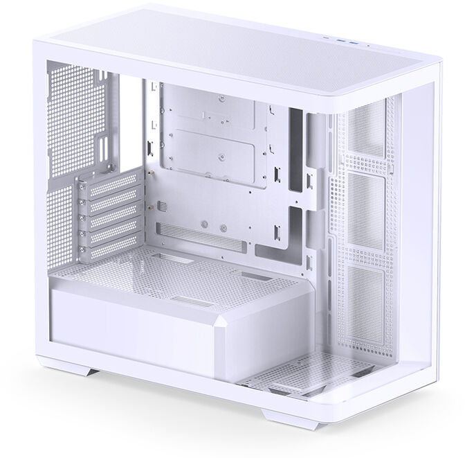 Caja Micro-ATX Jonsbo D300 Vidrio Templado Blanco image number 0