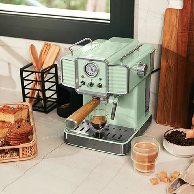 Cafetera Expresso Cecotec Vintage 20 Tradizionale Oliva image number 4