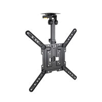 Soporte de Techo Tooq Inclinable Rotación y Ajuste de Altura 23" a 55" Máx. 20Kg
