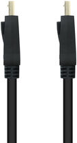 Cable DisplayPort 1.4 Nanocable DP M/M 1 M Negro image number null
