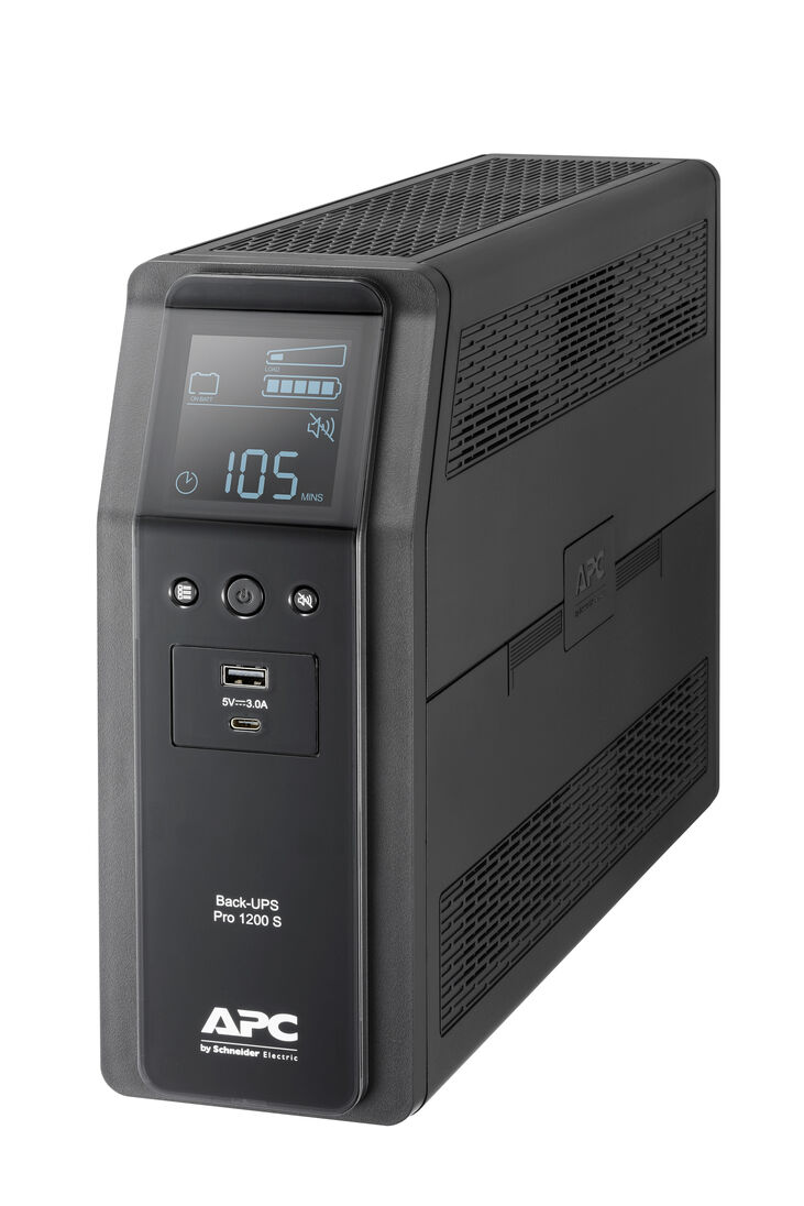 UPS APC Back-UPS Pro BR 1200VA Sinewave 8 Tomas AVR LCD image number 1