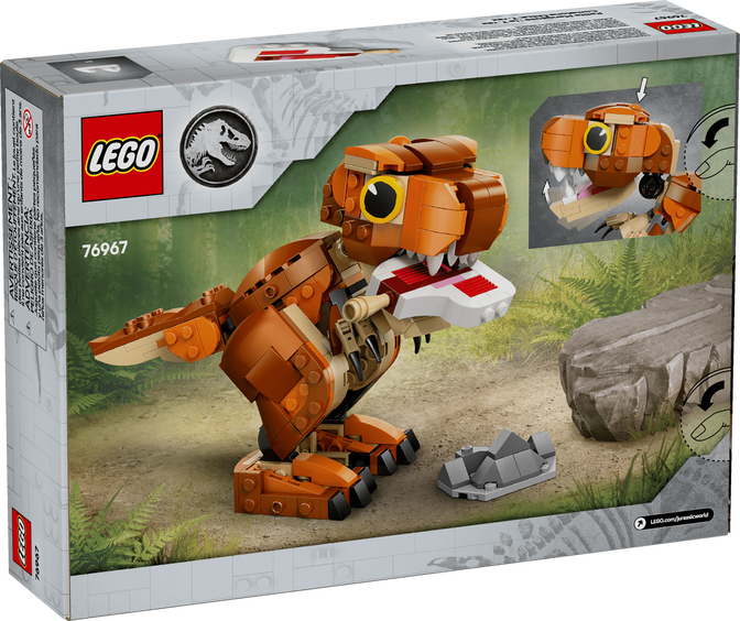 LEGO Jurassic World: T. rex "Little Eatie", 317 Piezas (76967) image number 1