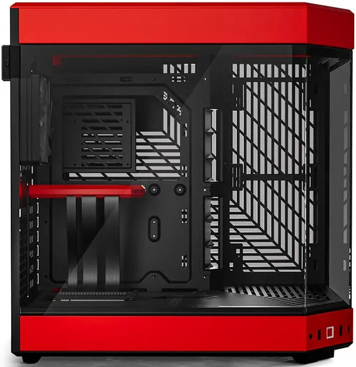 Caja ATX Hyte Y60 Vidrio Templado Negro/Rojo image number 2