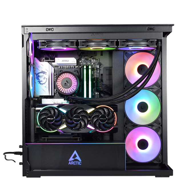 Ordenador King Mod Gamer-PC Arctic Ryzen 7 9800X3D 32GB DDR5 2TB RTX 5070 Ti WiFi W11 image number 1