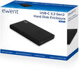 Caja HDD/SSD Ewent 2.5" USB-C 3.2 Gen2 SATA HDD/SSD image number null