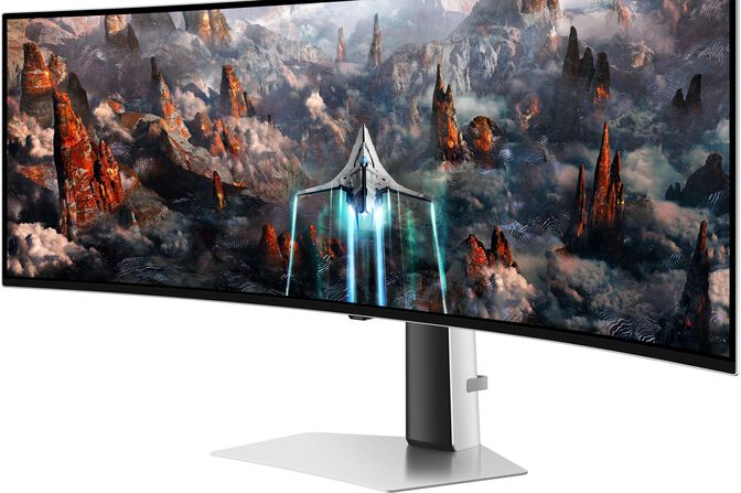 Monitor Curvo Samsung Odyssey G9 49" G93SC OLED DQHD 240Hz 0.03ms image number 4