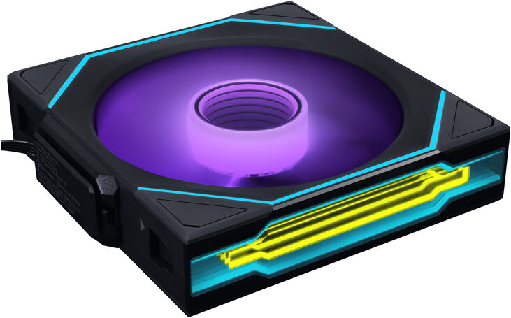 Ventilador Lian Li UNI FAN SL120 Infinity Wireless RGB Reverse Blade PWM Negro 120mm image number 1